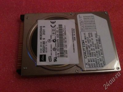 Лот: 603618. Фото: 1. HDD Toshiba 80GB MK8025GAS, IDE... Жёсткие диски (HDD)