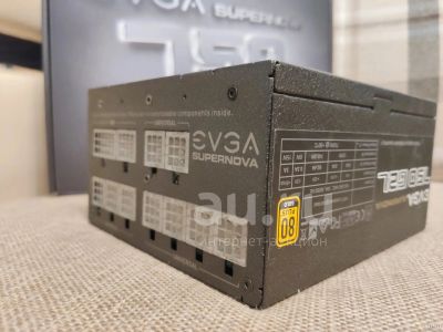 Лот: 18657192. Фото: 1. Блок питания 750W EVGA SuperNOVA... Корпуса, блоки питания