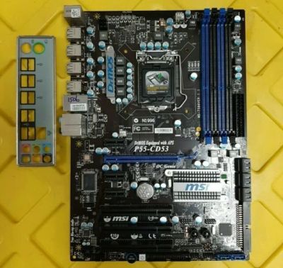 Лот: 16429744. Фото: 1. материнская плата MSI P55-CD53. Материнские платы