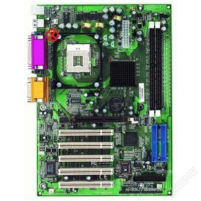 Лот: 2493605. Фото: 1. EPoX EP-4BDAE + Видеокарта nVidia... Материнские платы
