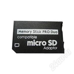 Лот: 1302059. Фото: 1. Переходник адаптер MicroSD в Memory... Другое (периферия)