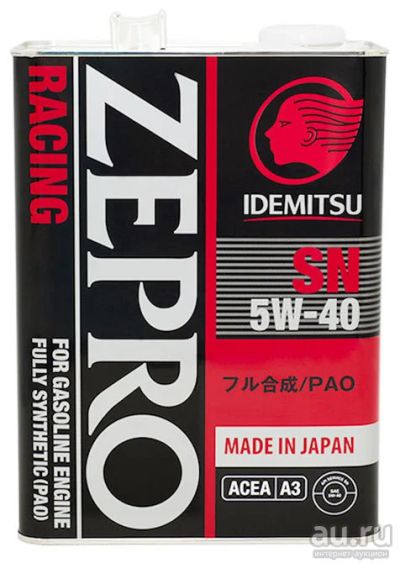Лот: 15396934. Фото: 1. Idemitsu Zepro Racing SN 5W-40... Масла, жидкости