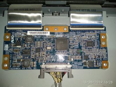 Лот: 14388130. Фото: 1. t-con T420HW04 42T06-C03 tv Philips... Печатные платы