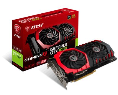 Лот: 11715233. Фото: 1. MSI GeForce GTX 1060 GamingX 3Gb... Видеокарты
