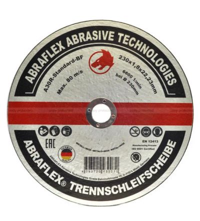 Лот: 12440545. Фото: 1. Диск отрезной Abraflex 230х1,8х22... Расходные материалы, сменные насадки