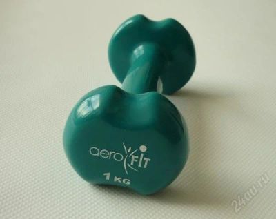 Лот: 2855423. Фото: 1. Гантели в виниловой оболочке AeroFit... Другое (тренажеры, комплексы)