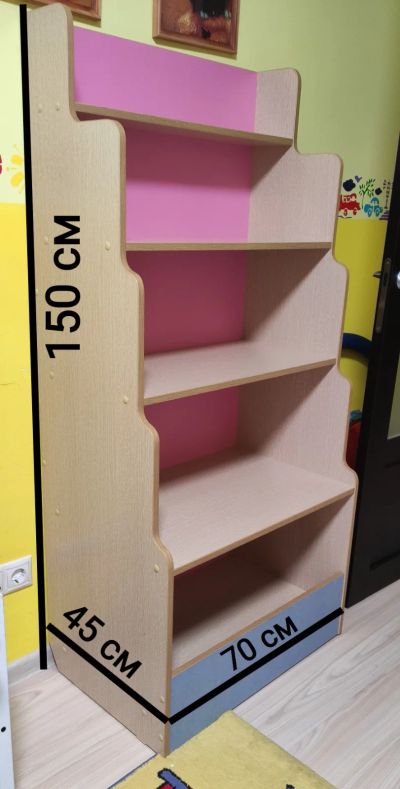 Лот: 18933929. Фото: 1. Детский шкаф стеллаж для книг... Шкафы, стеллажи, комоды