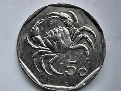 Лот: 18181482. Фото: 1. Монета Мальты 5 центов, 1991. Европа