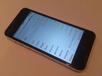 Лот: 5643457. Фото: 1. iPhone 5c 16 16gb white белый... Смартфоны