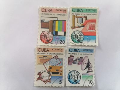 Лот: 25629841. Фото: 1. Телекоммуникации Куба 1983 год. Марки