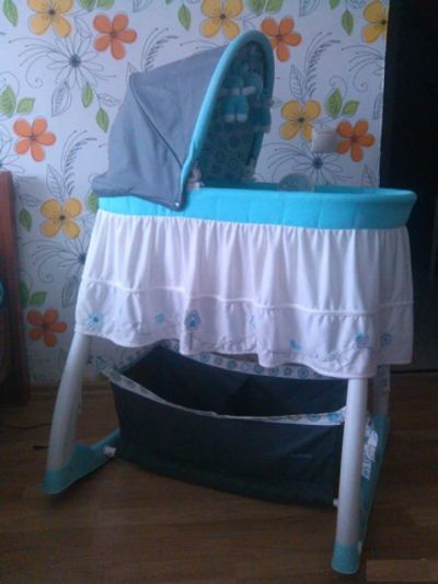 Лот: 4459649. Фото: 1. Колыбель Jetem Dream Blue Summer. Детские кровати и кроватки