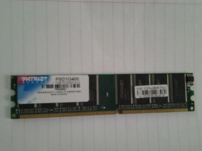 Лот: 3013989. Фото: 1. DDR1 1гигабайт. Оперативная память