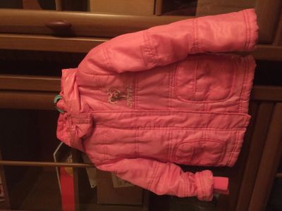Лот: 12158488. Фото: 1. Куртка розовая для девочки на... Верхняя одежда