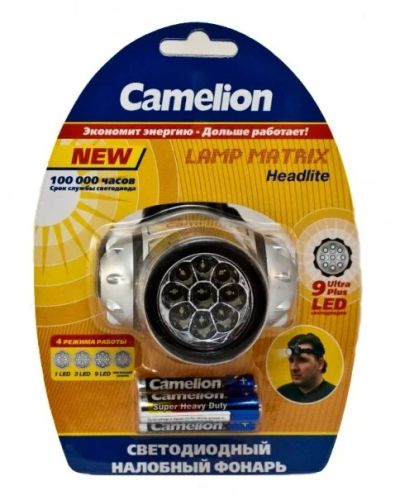 Лот: 9316066. Фото: 1. Фонарь Camelion LED5317-9Mx налобн... Фонарики