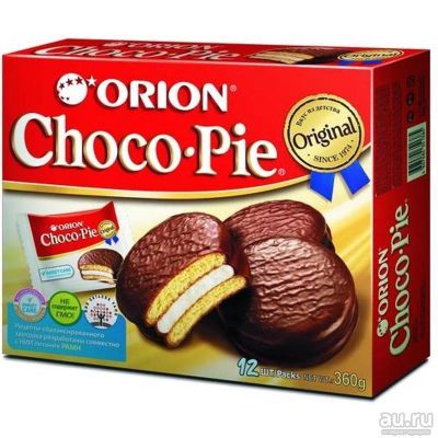Лот: 13714263. Фото: 1. Пирожное Orion Choco Pie 360 г... Торты, пирожные