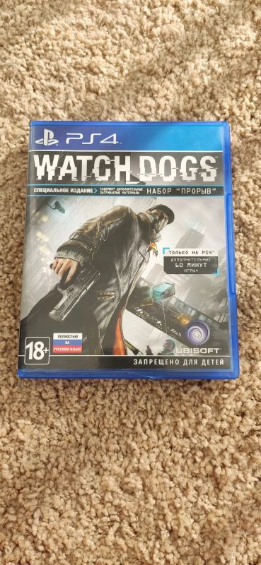 Лот: 19465142. Фото: 1. PS4 Watch Dogs. Игры для консолей