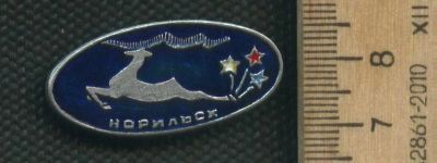 Лот: 17392728. Фото: 1. (№ 8127 ) значки Норильск. Памятные медали