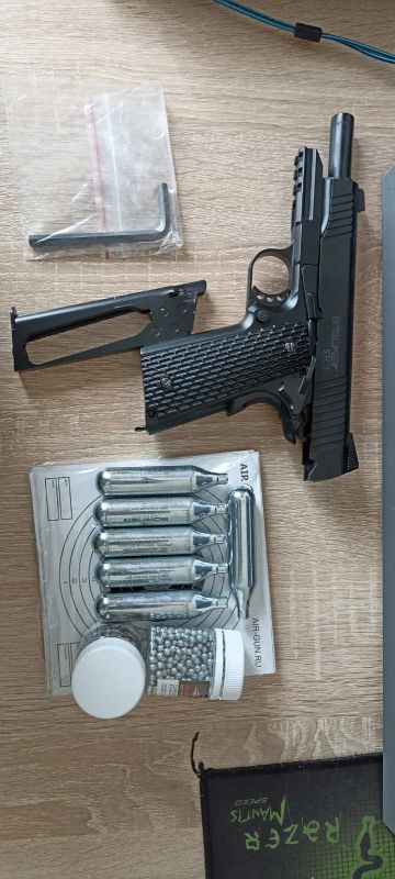 Лот: 19308290. Фото: 1. Пневматический пистолет Colt 1911... Пневматическое оружие