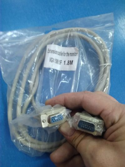 Лот: 14791583. Фото: 1. Кабель VGA - VGA удлинитель 1... Шлейфы, кабели, переходники
