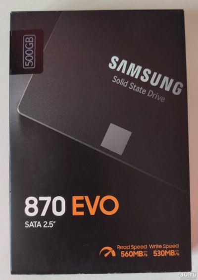 Лот: 17521490. Фото: 1. SSD-накопитель Samsung 870 EVO... SSD-накопители