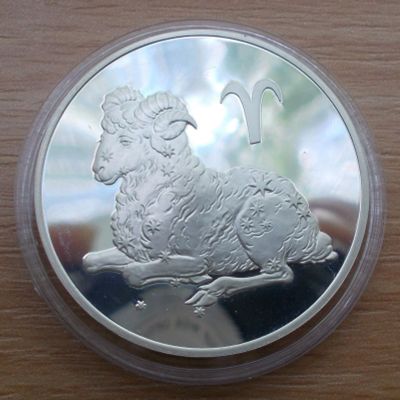 Лот: 14085784. Фото: 1. 3 рубля 2004 года Знаки зодиака... Россия после 1991 года