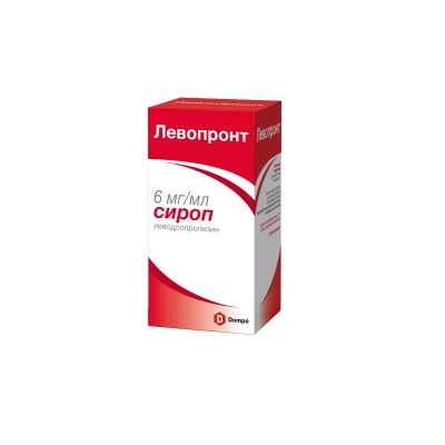 Лот: 24864088. Фото: 1. Левопронт 6 мг/мл сироп 120 мл. Лекарства