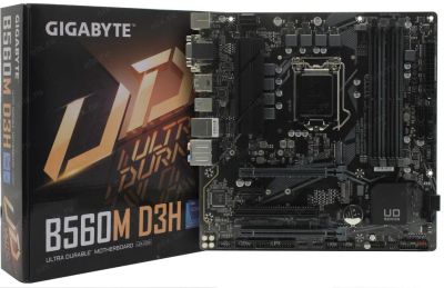 Лот: 19316237. Фото: 1. MB Gigabyte B560M D3H. Материнские платы