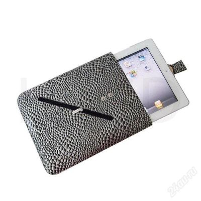 Лот: 1787960. Фото: 1. Чехол кожаный для Ipad, змеиная... Чехлы, бамперы