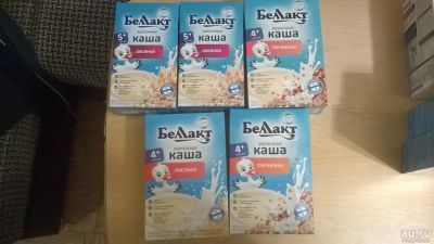 Лот: 8605869. Фото: 1. каша Беллакт 5 пачек с Рубля. Детское питание