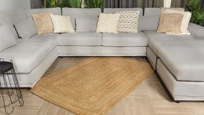 Лот: 23341283. Фото: 1. Ковер Askona Home Jute, цвет натуральный. Ковры