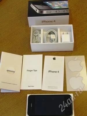 Лот: 2171983. Фото: 1. apple iphone 4 32gb black (neverlocked... Смартфоны