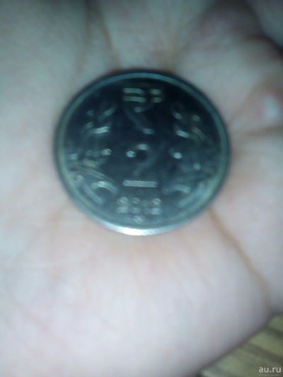 Лот: 17462656. Фото: 1. Монета Индии 2 рупии редкость... Россия после 1991 года