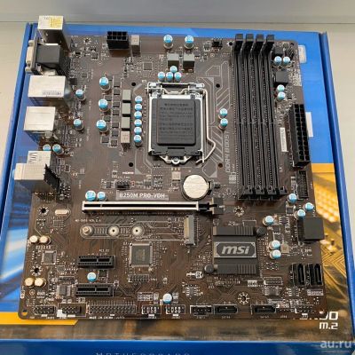 Лот: 15083746. Фото: 1. MB MSI B250M PRO-VDH (mATX, LGA1151... Материнские платы