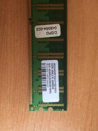 Лот: 6311031. Фото: 1. DDR1 256. Оперативная память