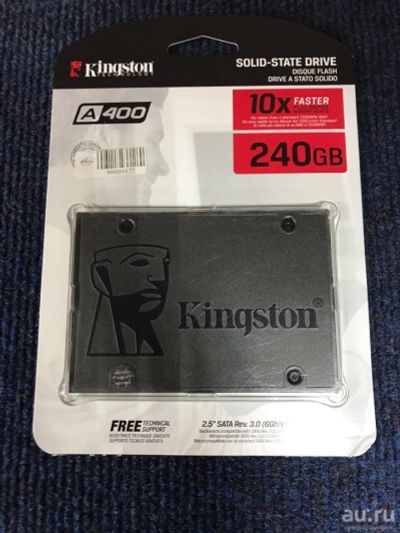 Лот: 13347508. Фото: 1. SSD 2.5" 240GB Kingston SA400S37... SSD-накопители