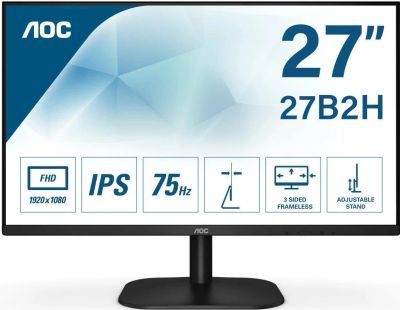Лот: 18127048. Фото: 1. Монитор AOC 27B2H 27" Оф. гарантия... ЖК-мониторы