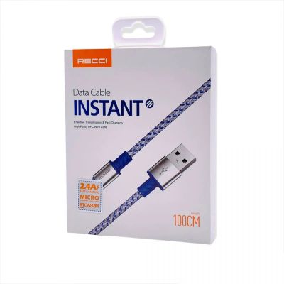 Лот: 22146611. Фото: 1. Кабель RECCI micro USB RTC-N32M... Дата-кабели, переходники