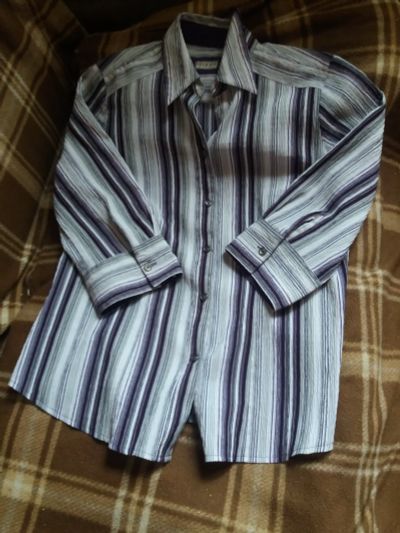 Лот: 17607994. Фото: 1. Блузка в полоску(размер 46-48). Блузы, рубашки