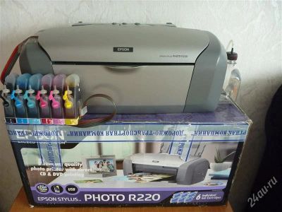 Лот: 2691394. Фото: 1. принтер epson r 220, полностью... Струйные принтеры