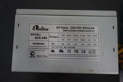 Лот: 10332001. Фото: 1. Блок питания Velton ATX 350W... Корпуса, блоки питания