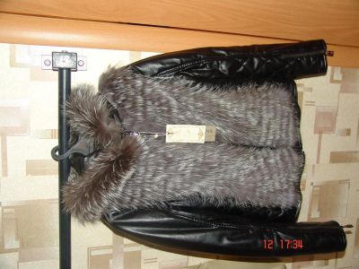 Лот: 3390994. Фото: 1. Куртка коженая с писцом. Верхняя одежда