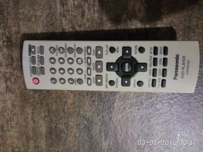 Лот: 7004697. Фото: 1. Оригинальный пульт к DVD Panasonic... Пульты ДУ
