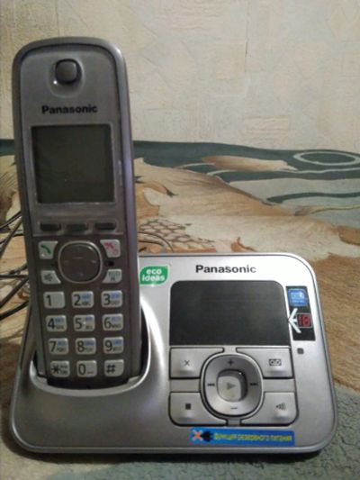 Лот: 19962446. Фото: 1. Телефон Panasonic стационарный... DECT и радиотелефоны