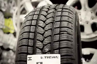 Лот: 25850063. Фото: 1. Зимняя резина "Tigar" 185/55 R-15... Шины