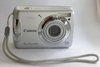 Лот: 2066057. Фото: 1. Canon PowerShot A480 10 МП, почти... Цифровые компактные