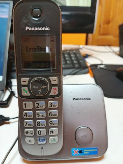 Лот: 25787757. Фото: 1. Радиотелефон panasonic KX-TG6811RU. DECT и радиотелефоны