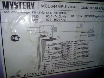 Лот: 17860030. Фото: 1. Автомагнитола Mystery ( MCD644MPU... Автомагнитолы