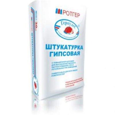 Лот: 4558459. Фото: 1. штукатурка гипсовая универсальная... Смеси, шпатлевки, цемент