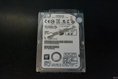 Лот: 15938061. Фото: 1. Слим жесткий жёсткий диск в ноутбук... Жёсткие диски (HDD)