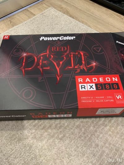 Лот: 13267285. Фото: 1. Radeon RX580 Power color Devil... Видеокарты